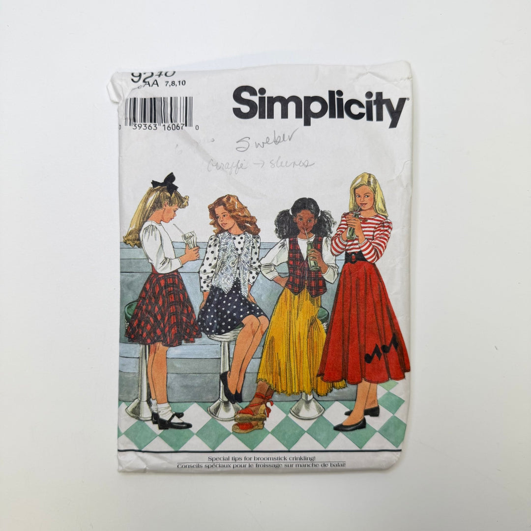 Sewing Pattern - Childrenswear - Simplicity 9240 - True Deadstock supplies Fabric by private - Sustainable Textile | FABCYCLE