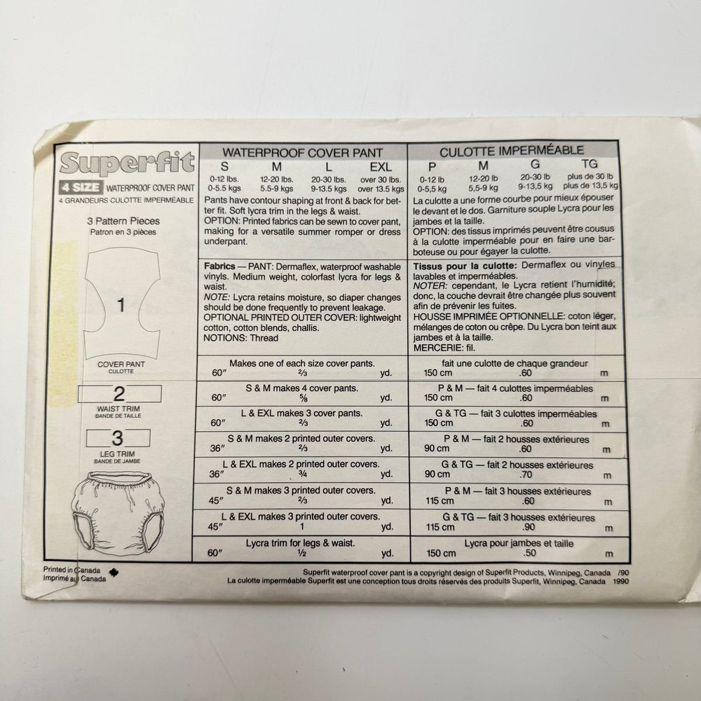 Sewing Pattern - Childrenswear - Superfit 4 - True Deadstock supplies Fabric by private - Sustainable Textile | FABCYCLE