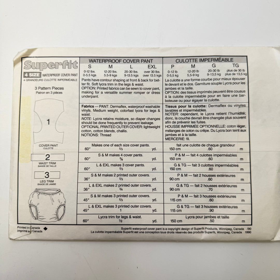 Sewing Pattern - Childrenswear - Superfit 4 - True Deadstock supplies Fabric by private - Sustainable Textile | FABCYCLE