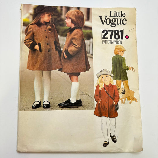 Sewing Pattern - Childrenswear - Vogue 2781 - True Deadstock supplies Fabric by private - Sustainable Textile | FABCYCLE