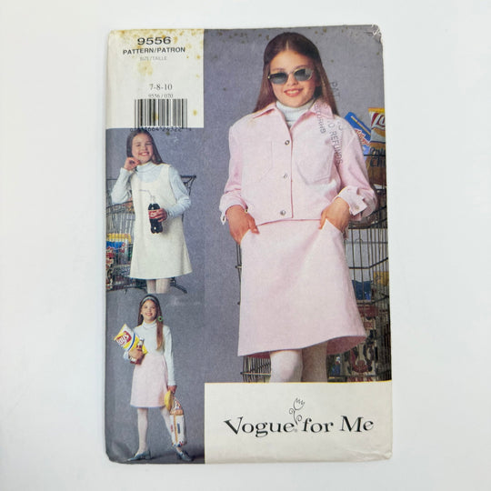 Sewing Pattern - Childrenswear - Vogue 9556 - True Deadstock supplies Fabric by private - Sustainable Textile | FABCYCLE