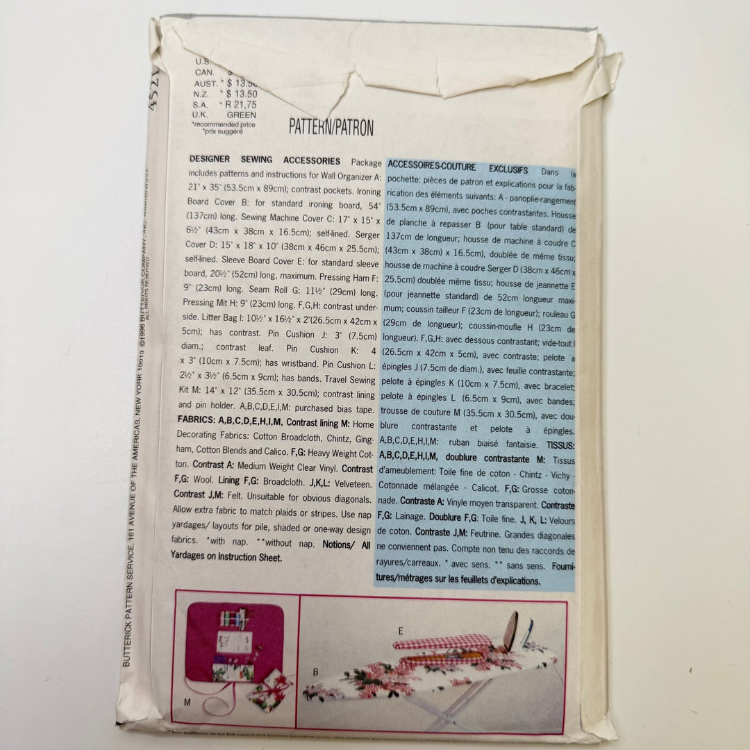 Sewing Pattern - Craft - Butterick 4521 - True Deadstock supplies Fabric by private - Sustainable Textile | FABCYCLE