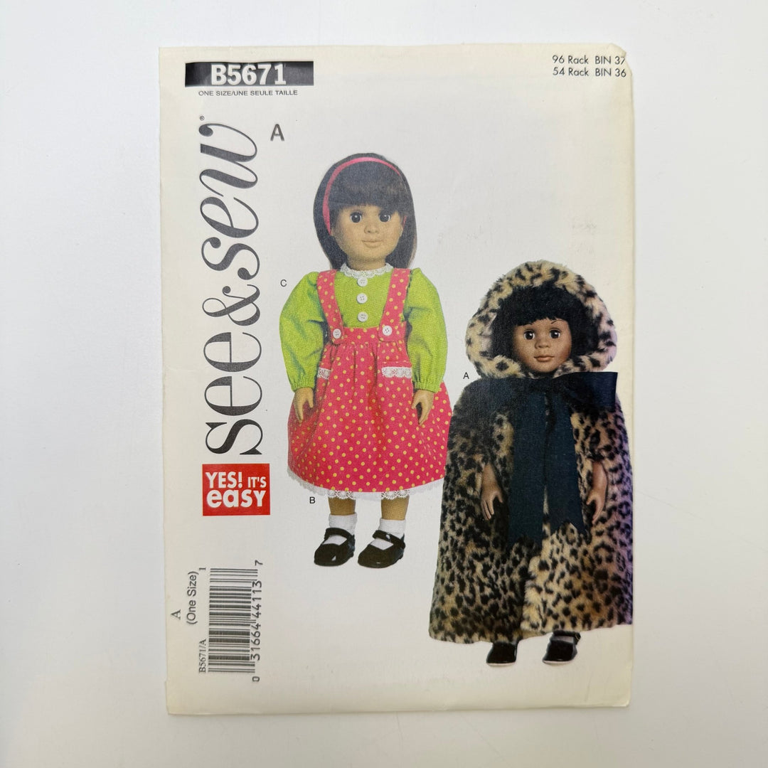 Sewing Pattern - Craft - Butterick 5671 - True Deadstock supplies Fabric by private - Sustainable Textile | FABCYCLE