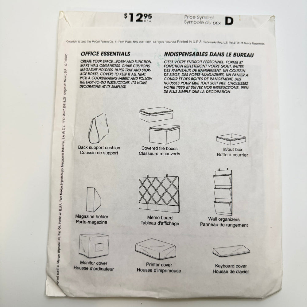 Sewing Pattern - Craft - McCall's 2662 - True Deadstock supplies Fabric by private - Sustainable Textile | FABCYCLE