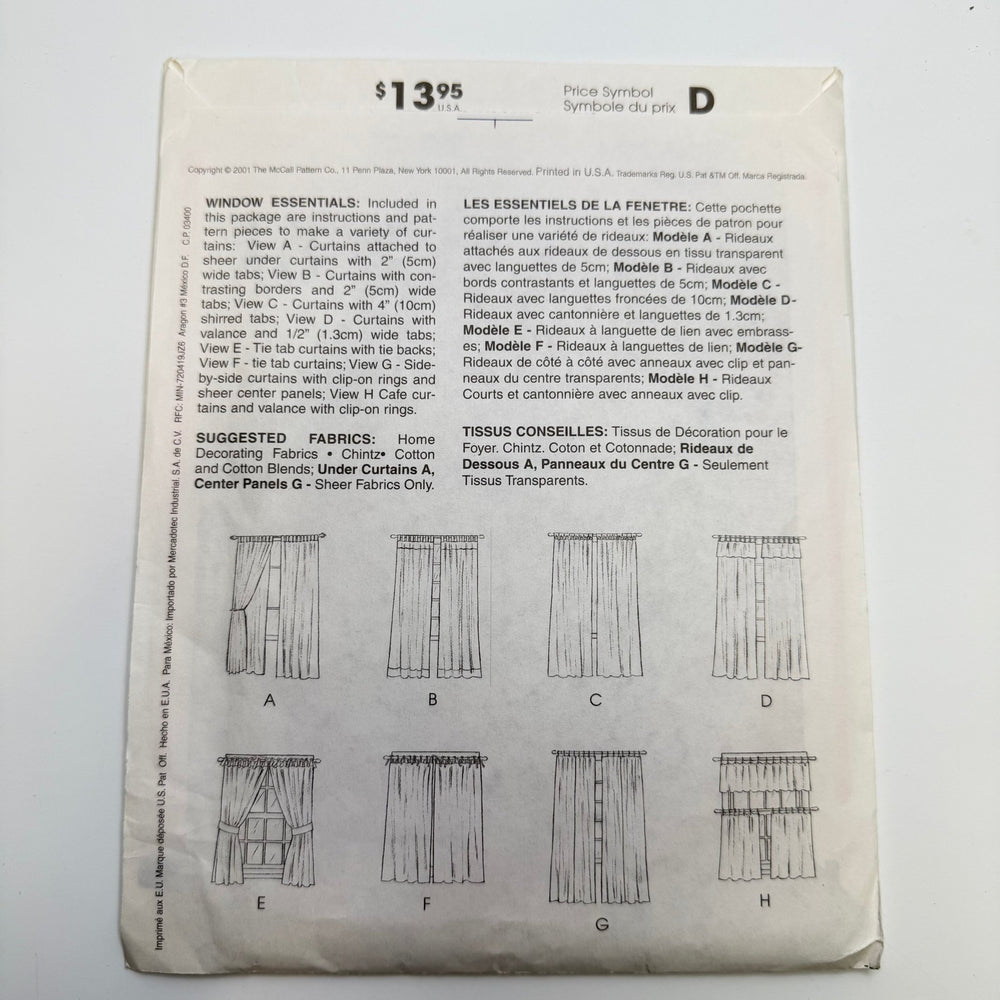 Sewing Pattern - Craft - McCall's 3219 - True Deadstock supplies Fabric by private - Sustainable Textile | FABCYCLE