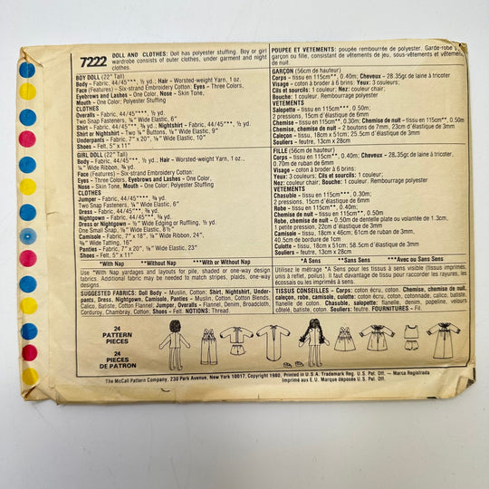 Sewing Pattern - Craft - McCall&