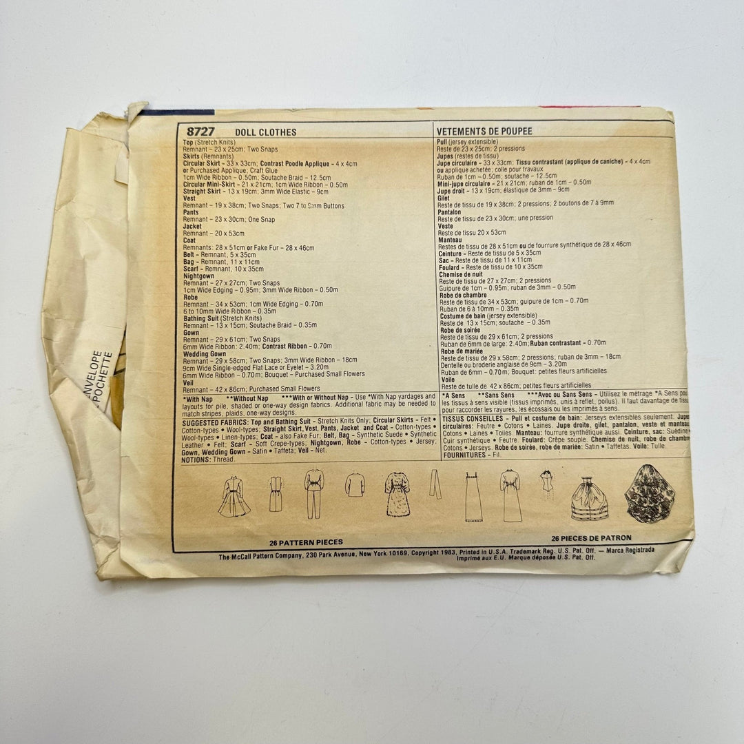 Sewing Pattern - Craft - McCall&
