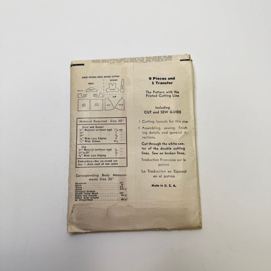 Sewing Pattern - Craft - McCall&