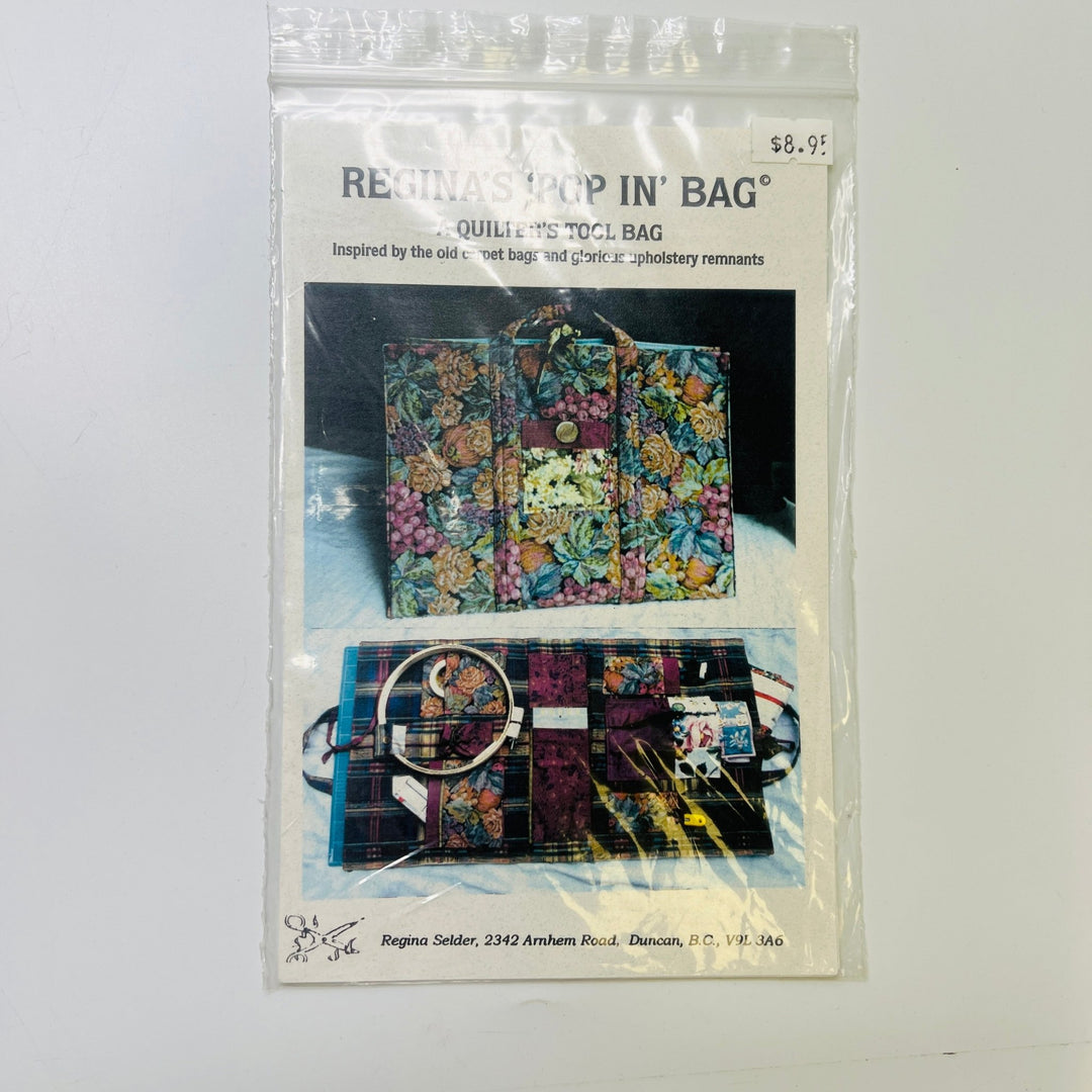 Sewing Pattern - Craft - Regina Pop In Bag 0 - True Deadstock supplies Fabric by private - Sustainable Textile | FABCYCLE