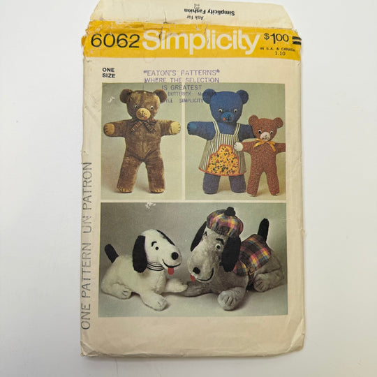 Sewing Pattern - Craft - Simplicity 6062 - True Deadstock supplies Fabric by private - Sustainable Textile | FABCYCLE