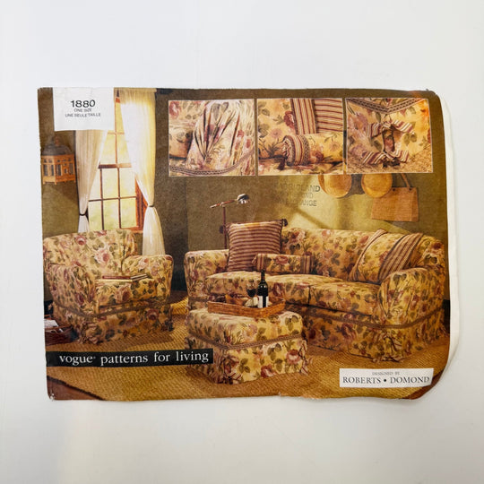 Sewing Pattern - Craft - Vogue 1880 - True Deadstock supplies Fabric by private - Sustainable Textile | FABCYCLE