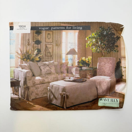 Sewing Pattern - Craft - Vogue 1904 - True Deadstock supplies Fabric by private - Sustainable Textile | FABCYCLE