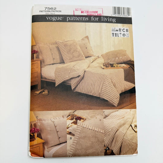 Sewing Pattern - Craft - Vogue 7562 - True Deadstock supplies Fabric by private - Sustainable Textile | FABCYCLE