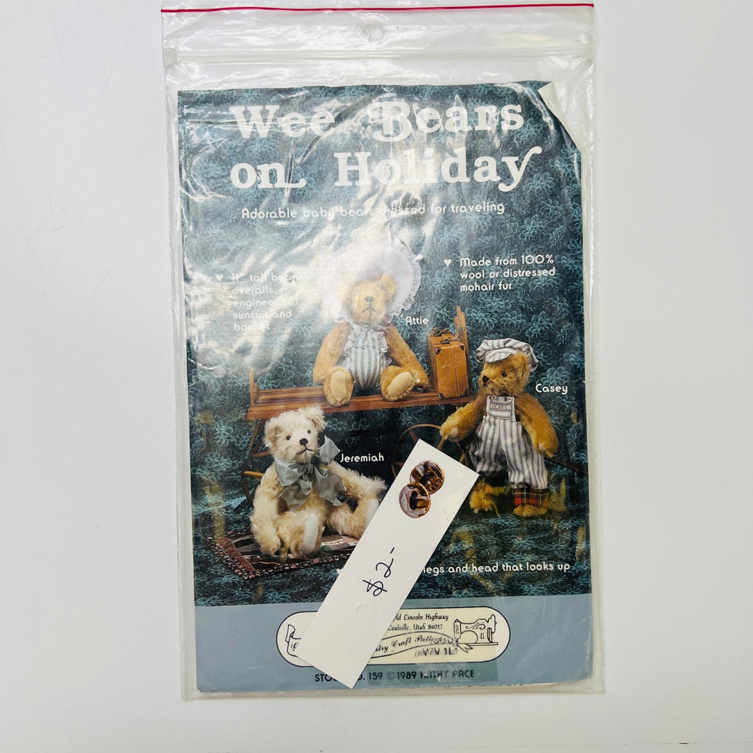 Sewing Pattern - Craft - Wee Bears On Holiday 0 - True Deadstock supplies Fabric by private - Sustainable Textile | FABCYCLE