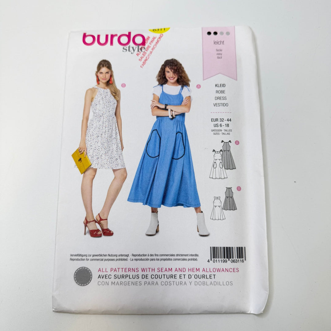 Sewing Pattern - Junior - Burda 6311 - True Deadstock supplies Fabric by private - Sustainable Textile | FABCYCLE
