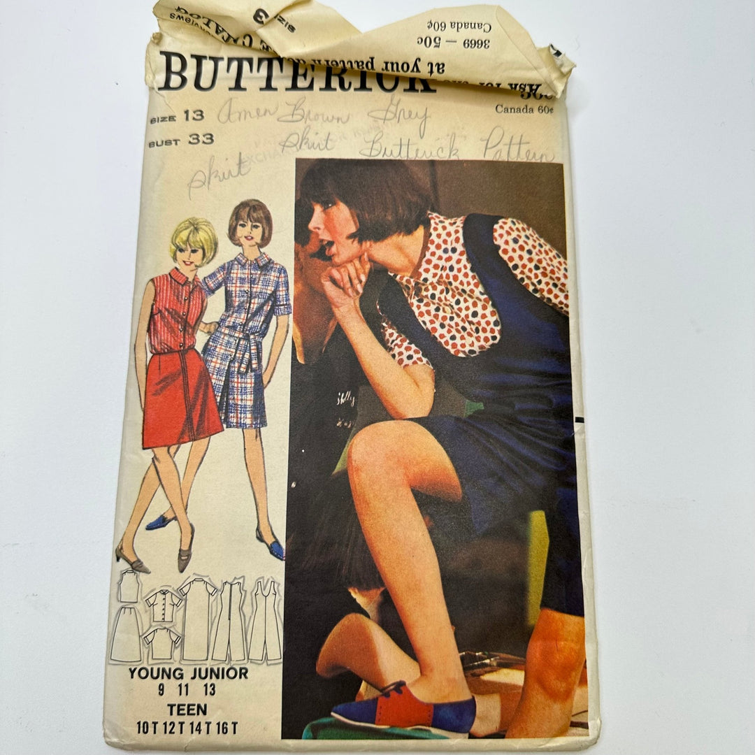 Sewing Pattern - Junior - Butterick 3669 - True Deadstock supplies Fabric by private - Sustainable Textile | FABCYCLE