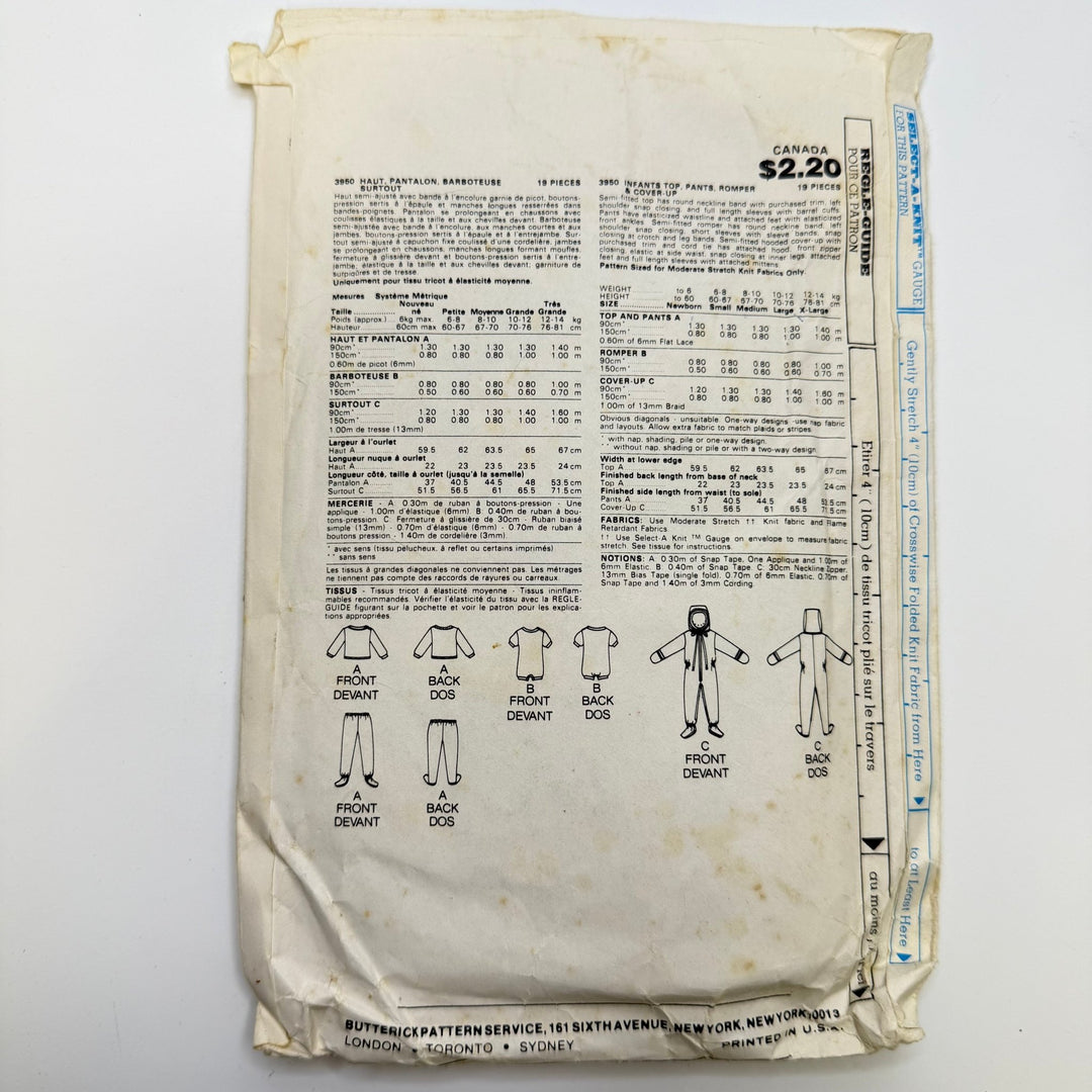 Sewing Pattern - Junior - Butterick 3950 - True Deadstock supplies Fabric by private - Sustainable Textile | FABCYCLE