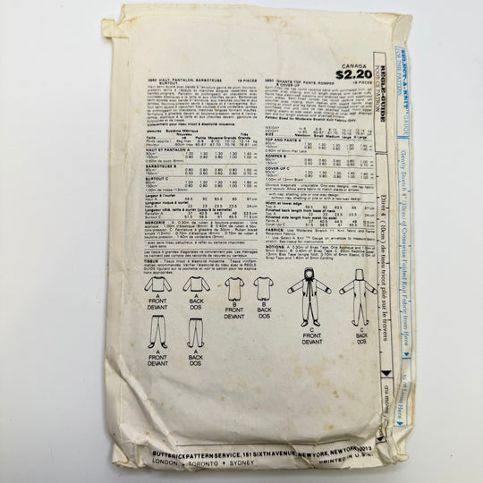 Sewing Pattern - Junior - Butterick 3950 - True Deadstock supplies Fabric by private - Sustainable Textile | FABCYCLE