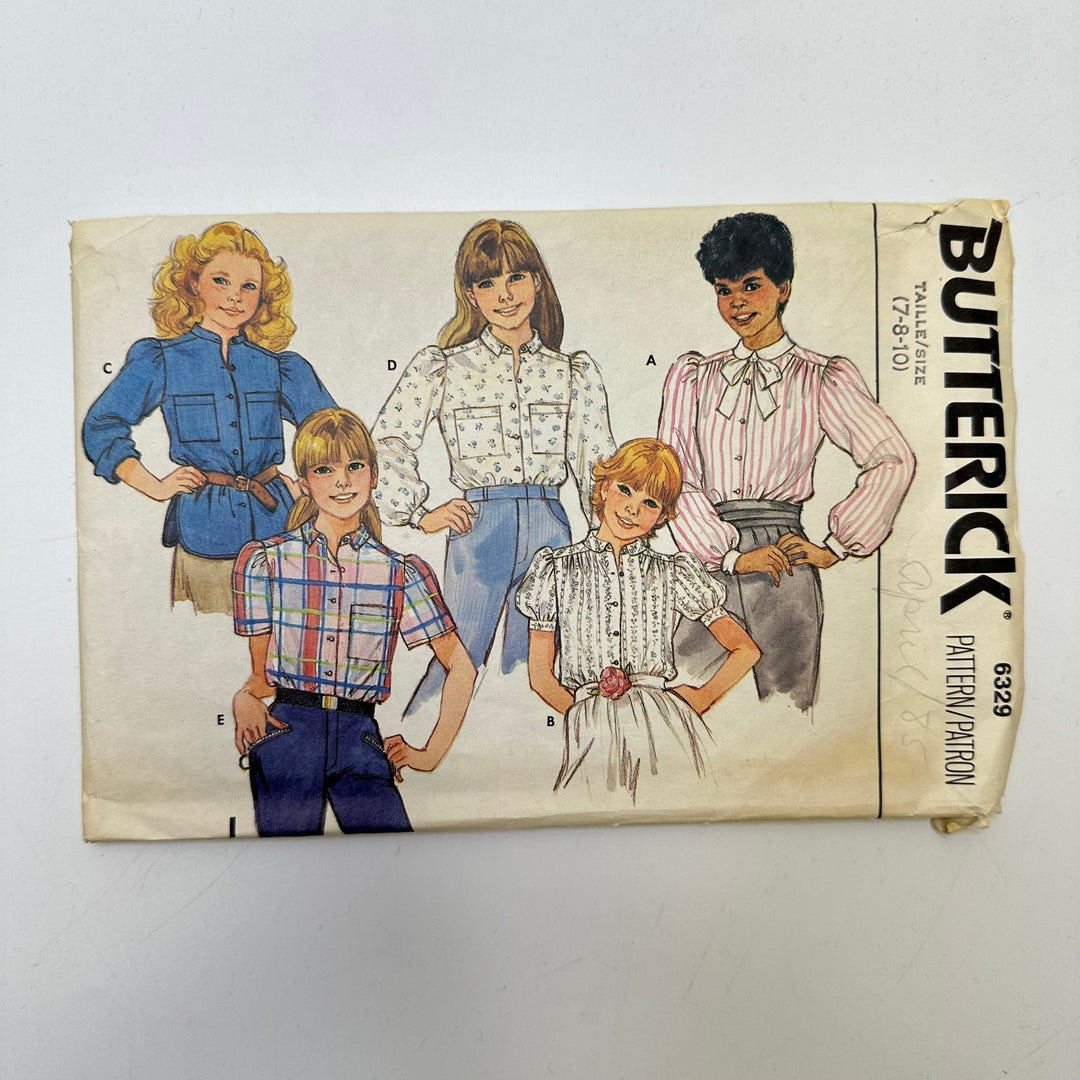 Sewing Pattern - Junior - Butterick 6329 - True Deadstock supplies Fabric by private - Sustainable Textile | FABCYCLE