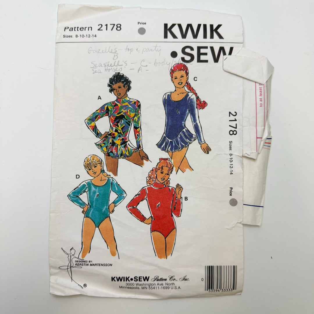 Sewing Pattern - Junior - Kwik Sew 2178 - True Deadstock supplies Fabric by private - Sustainable Textile | FABCYCLE