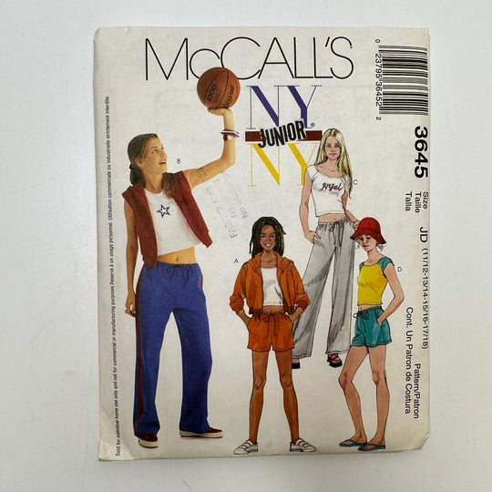 Sewing Pattern - Junior - McCall&