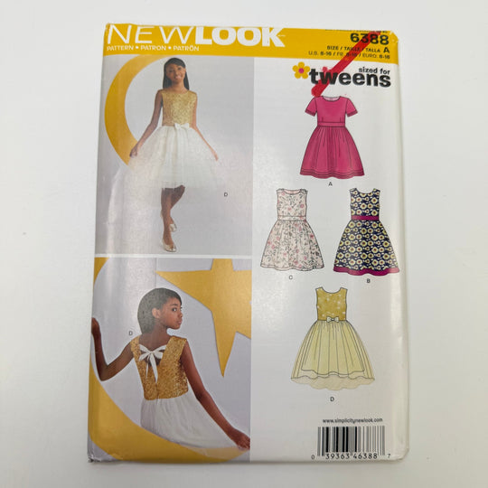 Sewing Pattern - Junior - New Look 6388 - True Deadstock supplies Fabric by private - Sustainable Textile | FABCYCLE