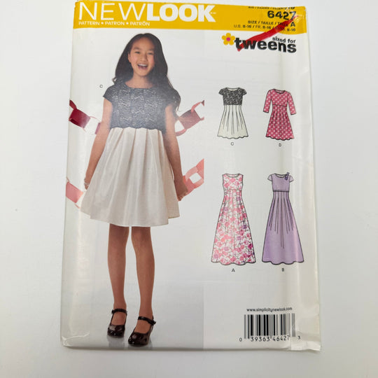 Sewing Pattern - Junior - New Look 6427 - True Deadstock supplies Fabric by private - Sustainable Textile | FABCYCLE