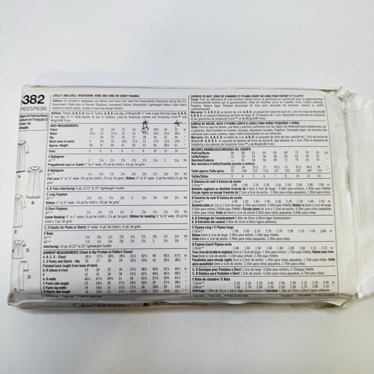 Sewing Pattern - Junior - Simplicity 5382 - True Deadstock supplies Fabric by private - Sustainable Textile | FABCYCLE