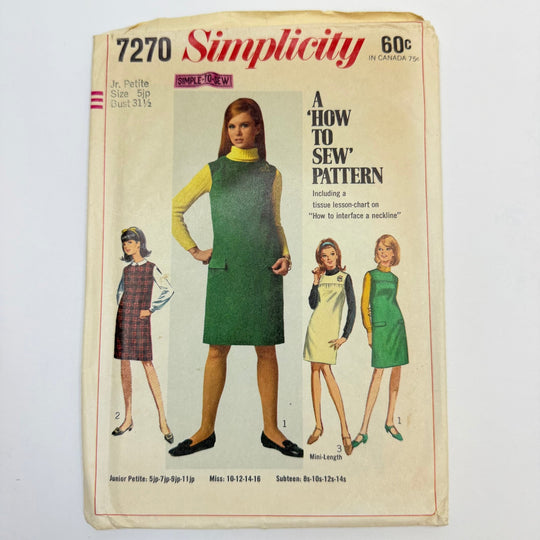Sewing Pattern - Junior - Simplicity 7270 - True Deadstock supplies Fabric by private - Sustainable Textile | FABCYCLE
