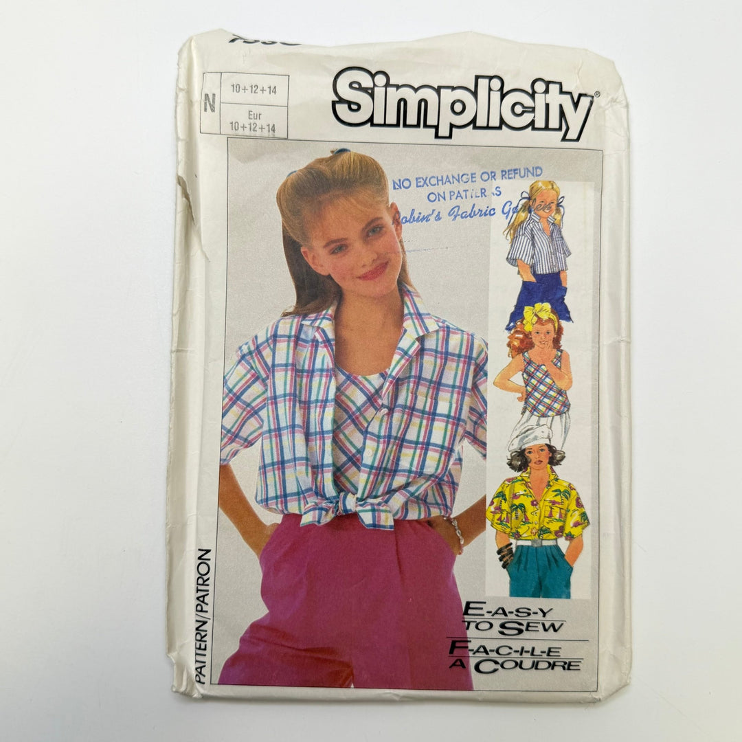 Sewing Pattern - Junior - Simplicity 7530 - True Deadstock supplies Fabric by private - Sustainable Textile | FABCYCLE