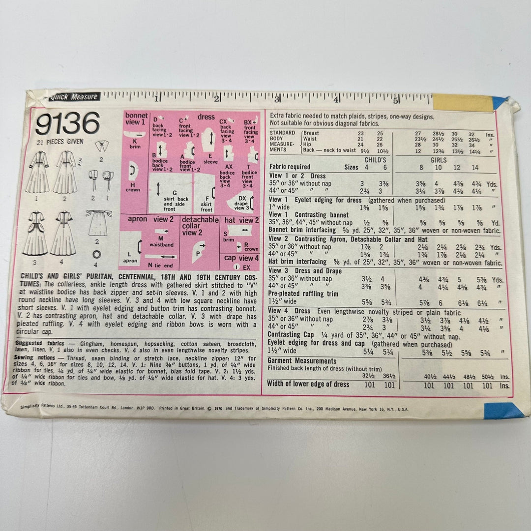 Sewing Pattern - Junior - Simplicity 9136 - True Deadstock supplies Fabric by private - Sustainable Textile | FABCYCLE
