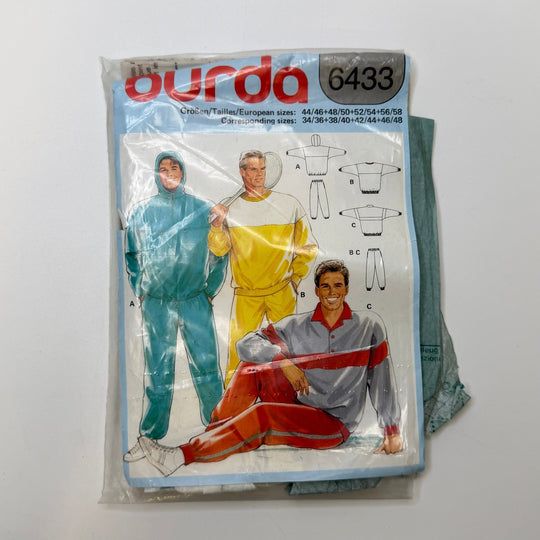 Sewing Pattern - Menswear - Burda 6433 - True Deadstock supplies Fabric by private - Sustainable Textile | FABCYCLE