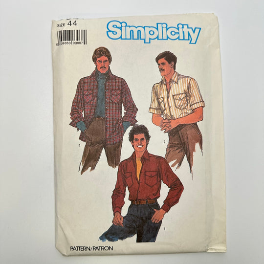 Sewing Pattern - Menswear - Simplicity 8541 - True Deadstock supplies Fabric by private - Sustainable Textile | FABCYCLE