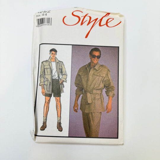 Sewing Pattern - Menswear - Style 1252 - True Deadstock supplies Fabric by private - Sustainable Textile | FABCYCLE