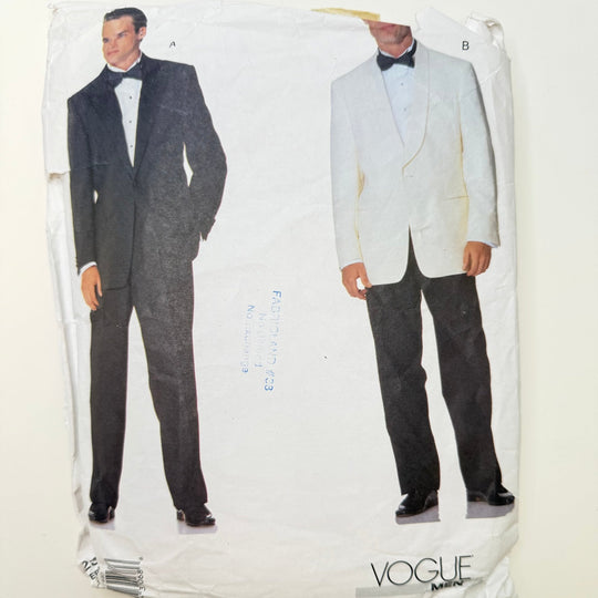 Sewing Pattern - Menswear - Vogue 2383 - True Deadstock supplies Fabric by private - Sustainable Textile | FABCYCLE