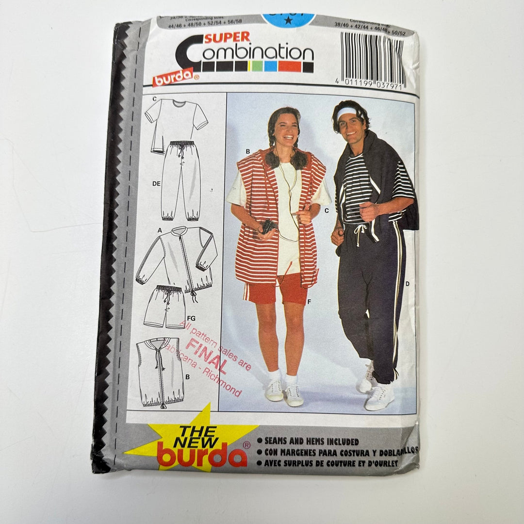 Sewing Pattern - Unisex - Burda 3797 - True Deadstock supplies Fabric by private - Sustainable Textile | FABCYCLE