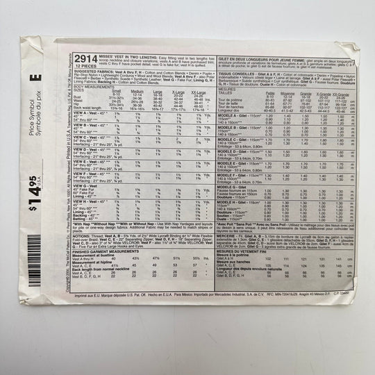 Sewing Pattern - Unisex - McCall&