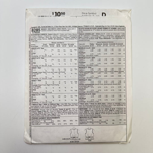 Sewing Pattern - Unisex - McCall&
