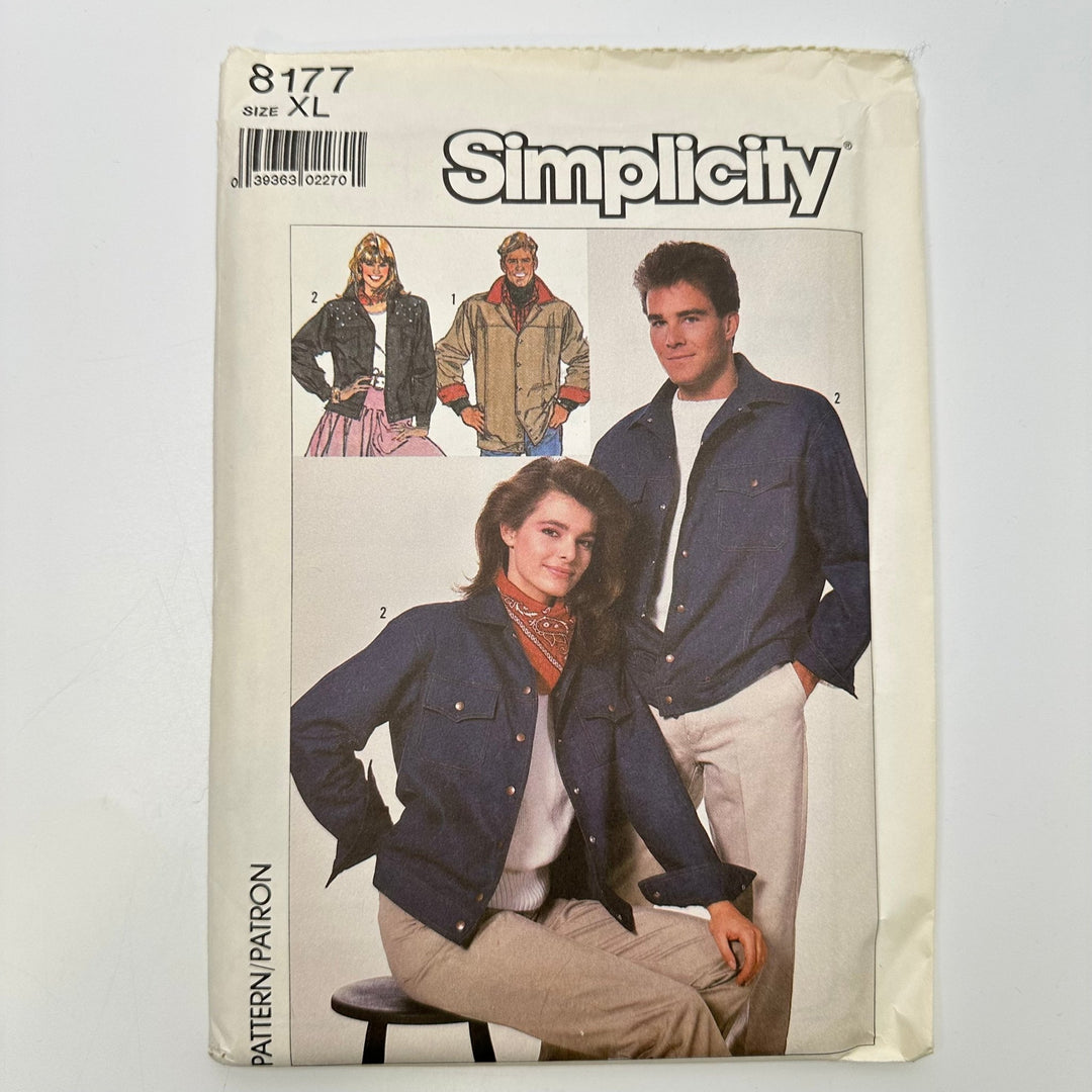 Sewing Pattern - Unisex - Simplicity 8177 - True Deadstock supplies Fabric by private - Sustainable Textile | FABCYCLE