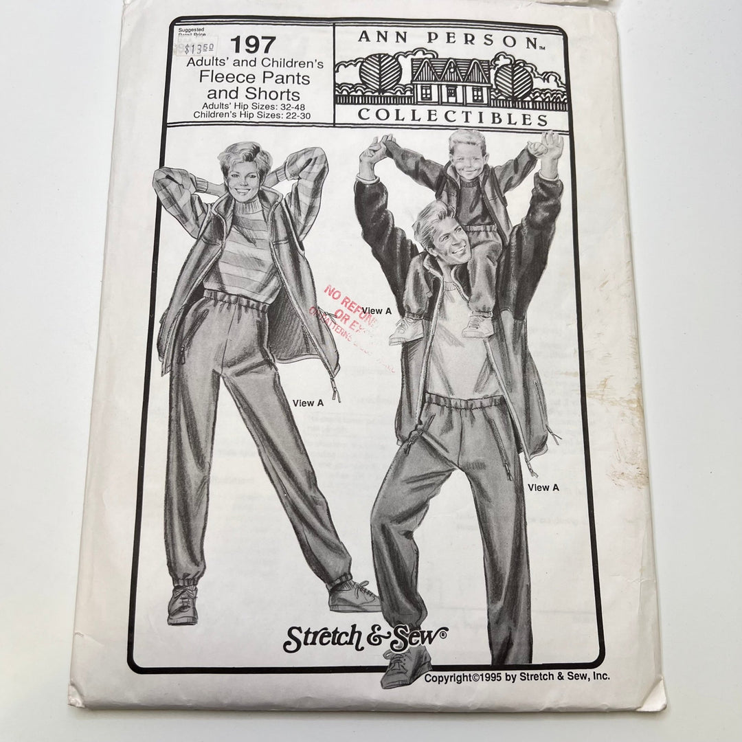 Sewing Pattern - Unisex - Stretch &amp; Sew 197 - True Deadstock supplies Fabric by private - Sustainable Textile | FABCYCLE