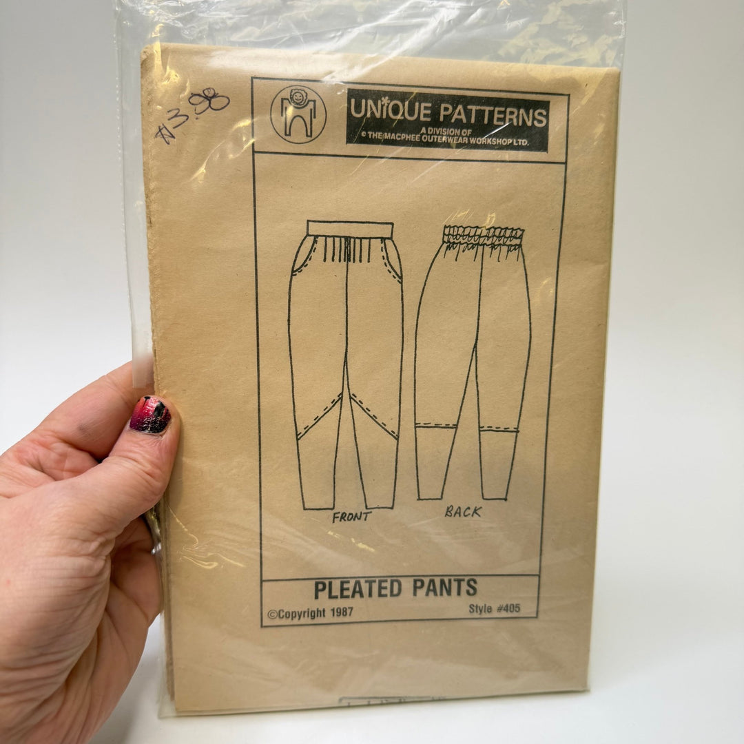 Sewing Pattern - Unisex - Unique Patterns 405 - True Deadstock supplies Fabric by private - Sustainable Textile | FABCYCLE