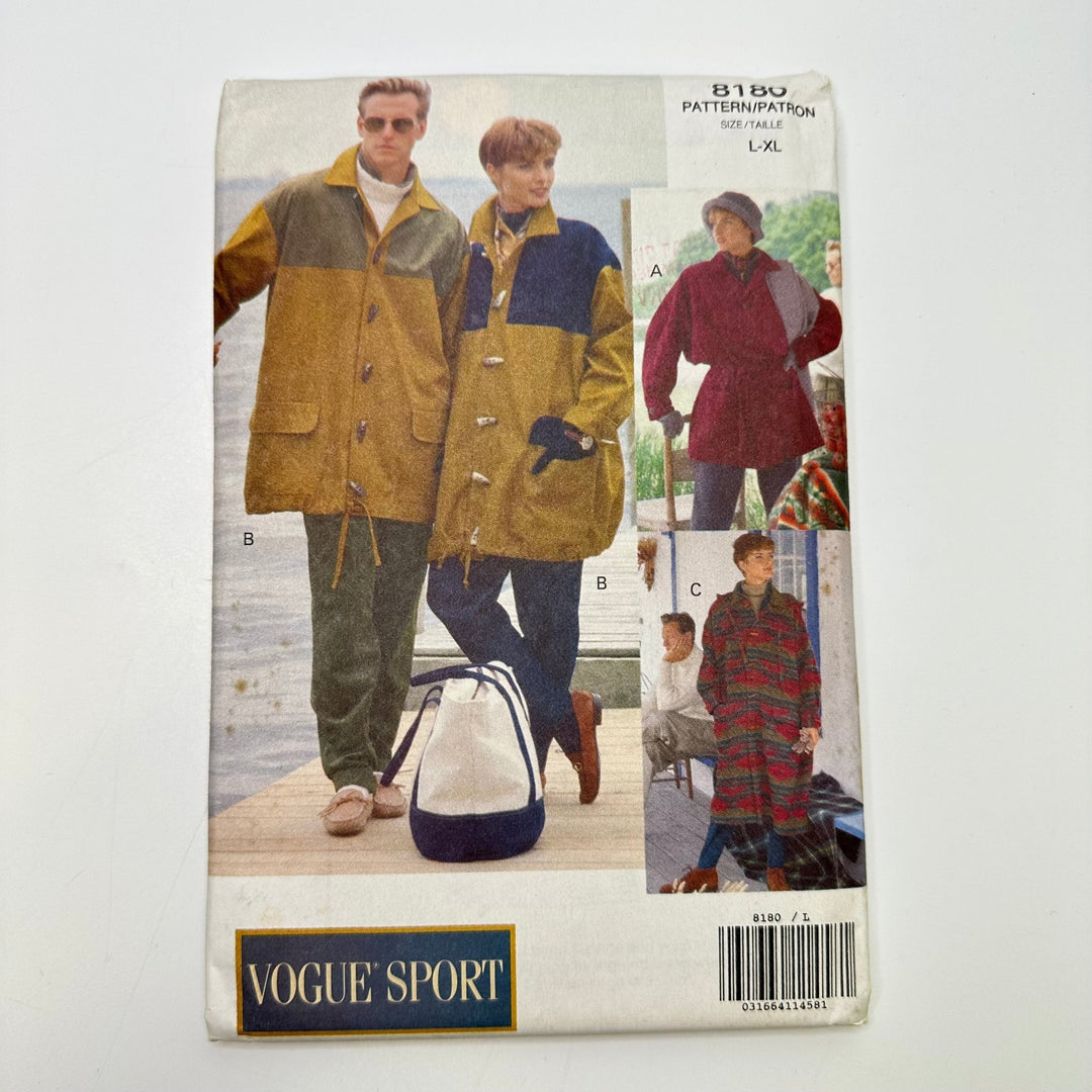 Sewing Pattern - Unisex - Vogue 8180 - True Deadstock supplies Fabric by private - Sustainable Textile | FABCYCLE