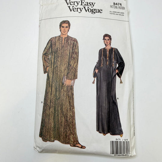 Sewing Pattern - Unisex - Vogue 8474 - True Deadstock supplies Fabric by private - Sustainable Textile | FABCYCLE