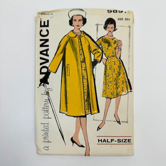 Sewing Pattern - Womenswear - Advance 9897 - True Deadstock supplies Fabric by private - Sustainable Textile | FABCYCLE