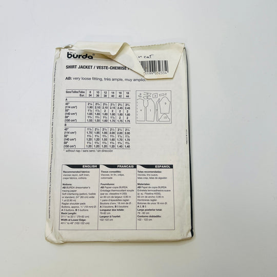 Sewing Pattern - Womenswear - Burda 3233 - True Deadstock supplies Fabric by private - Sustainable Textile | FABCYCLE