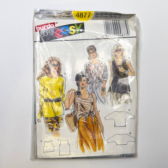 Sewing Pattern - Womenswear - Burda 4877 - True Deadstock supplies Fabric by private - Sustainable Textile | FABCYCLE
