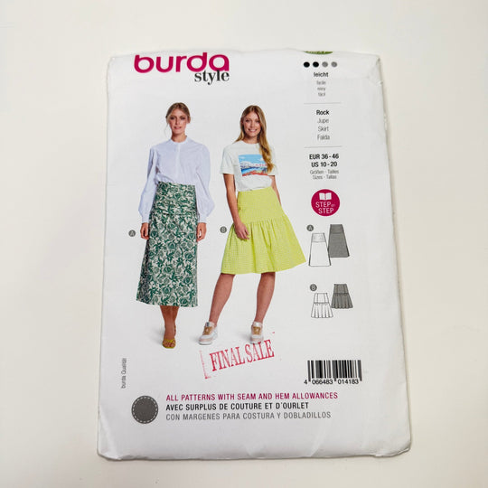 Sewing Pattern - Womenswear - Burda 5837 - True Deadstock supplies Fabric by private - Sustainable Textile | FABCYCLE