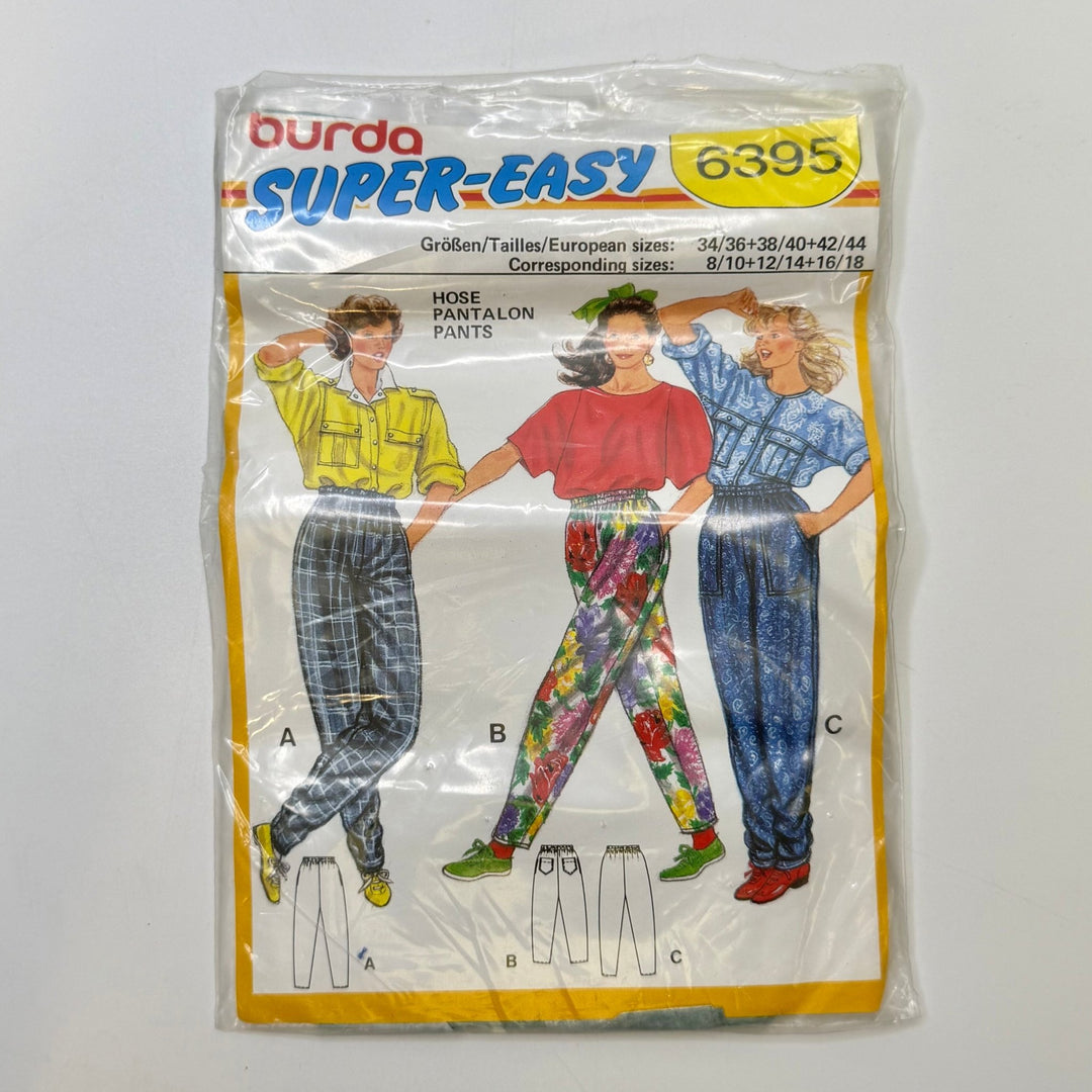 Sewing Pattern - Womenswear - Burda 6395 - True Deadstock supplies Fabric by private - Sustainable Textile | FABCYCLE