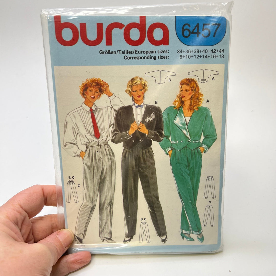 Sewing Pattern - Womenswear - Burda 6457 - True Deadstock supplies Fabric by private - Sustainable Textile | FABCYCLE