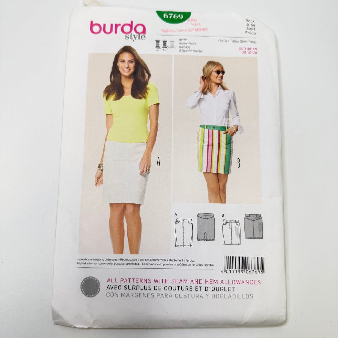 Sewing Pattern - Womenswear - Burda 6769 - True Deadstock supplies Fabric by private - Sustainable Textile | FABCYCLE